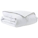 vidaXL Duvet d'hiver Blanc 155 x 200 cm Plume