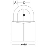 Master lock cadenas 2 pcs aluminium 40 mm 9140eurt