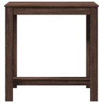 vidaXL Table de bar chêne marron 102x50x103 5 cm bois d'ingénierie