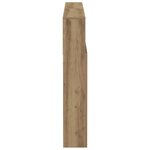 vidaXL Armoire de tête de lit chêne artisanal 140x19x103 5 cm