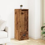 vidaXL Buffet haut vieux bois 36x35 5x103 5 cm bois d'ingénierie