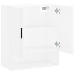 vidaXL Armoire murale blanc 60x31x70 cm bois d'ingénierie