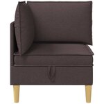 vidaXL Sofa avec rangement Tissu
