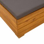 vidaXL Ensemble de salon de jardin 2 Pièce Marron Bois d'Acacia Massif