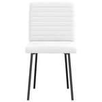 vidaXL Chaises à manger lot de 6 blanc similicuir