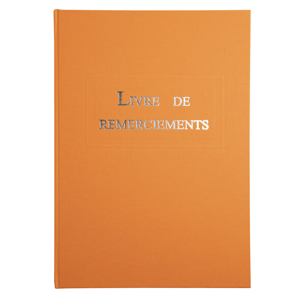 Livre De Remerciement 96p.297x210.orange