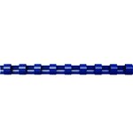 Baguettes de reliure plastiques  rondes  bleu  12mm paquet 100 FELLOWES