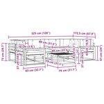 vidaXL Ensemble de canapés d'extérieur 5 pc Blanc et anthracite