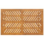 vidaXL Ensemble de salle à manger de jardin en bois massif d'acacia