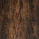 vidaXL Bibliothèque 4 niveaux chêne fumé 80x30x120cm bois d'ingénierie