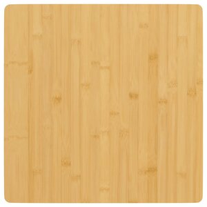 vidaXL Dessus de table 60x60x1 5 cm bambou
