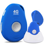 Le basic sympa 4G bleu, téléphone portable senior SOS avec GPS. Débloqué.