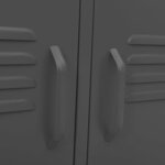 vidaXL Meuble TV Anthracite 105x35x50 cm Acier