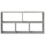 vidaXL Étagère murale gris béton 100x25x50 cm bois d'ingénierie