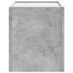 vidaXL Tables de chevet murales 2 Pièces gris béton 45x30x35 cm