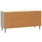 vidaXL Meuble TV 102 x 34 5 x 52 cm Chêne Sonoma Bois d'ingénierie