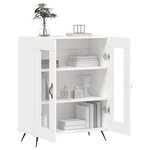 vidaXL Buffet blanc 69 5x34x90 cm bois d'ingénierie