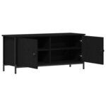 vidaXL Meuble TV Chêne noir 100 x 35 x 45 cm Bois d'ingénierie