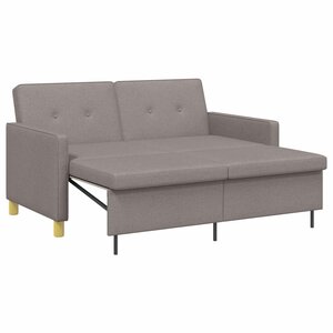 vidaXL Canapé-lit escamotable Taupe 154 x 94 5 x 80 5 cm Tissu