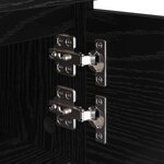 vidaXL Cabinet de chevet Chêne noir 40 x 35 x 50 cm Bois d'ingénierie