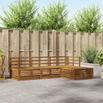 vidaXL Ensemble de canapés d'extérieur 4 pc Naturel
