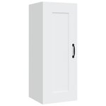 vidaXL Armoire suspendue Blanc 35x34x90 cm Bois d'ingénierie