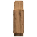 vidaXL Étagère murale chêne artisanal 159x18x65 cm bois d'ingénierie