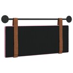 vidaXL Tête de lit suspendue Rose PU antique