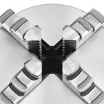vidaXL Mandrin de tour auto-centrant à 4 mâchoires 100 mm Acier