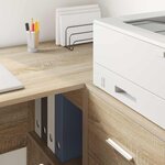 vidaXL Buffet Chêne sonoma 38 x 34 5 x 75 cm Bois d'ingénierie
