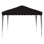 vidaXL Tente de fête pop-up 288 x 288 x 245 cm Noir Tissu Oxford
