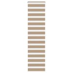 vidaXL Store zèbre marron sable largeur du tissu 55 9 cm polyester