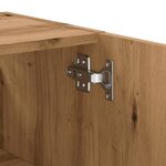 vidaXL Armoire murale chêne artisanal 60x31x60 cm bois d'ingénierie