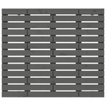 vidaXL Tête de lit murale Gris 126x3x91 5 cm Bois massif de pin