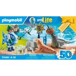 PLAYMOBIL 71448 - myLife - Animatrice avec otarie et phoques