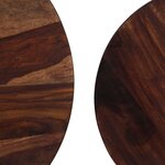 vidaXL Ensemble de table basse 2 Pièces Bois massif 60x35 cm