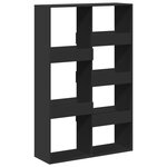 vidaXL Cloison de séparation noir 100x33x155 5 cm bois d'ingénierie