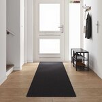 vidaXL Tapis Couloir Anthracite 80 x 500 cm 100  Polypropylène