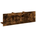 vidaXL Armoire murale 100x16 5x30 cm chêne fumé bois d'ingénierie