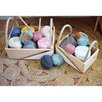 Caisse en bois de rangement 20 x 15 x 9 cm