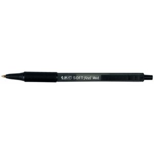 Stylo bille BIC Soft Feel rétractable noir