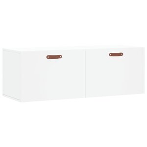 vidaXL Armoire murale blanc 100x36 5x35 cm bois d'ingénierie