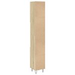 vidaXL Armoire salle de bain chêne sonoma 30x30x190 cm