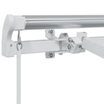 vidaXL Cadre de Store Rétractable à Manivelle 4x2 cm Métal