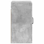 vidaXL Armoire Murale 59 x 31 x 60 cm Bois d'ingénierie Gris béton