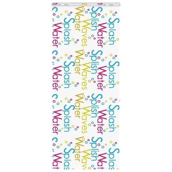 vidaXL Store enrouleur de douche avec cassette largeur du tissu 106 cm