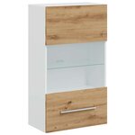 vidaXL Meubles TV et lumière LED 5 Pièces chêne artisanal bois ingénierie