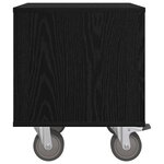 vidaXL Table de chevet 2 Pièces Chêne noir 40 5 x 40 x 48 cm