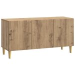 vidaXL Meuble TV 99 x 34 5 x 50 cm Chêne artisanal Bois d'ingénierie