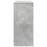 vidaXL Buffet gris béton 85x34x76 cm bois d'ingénierie